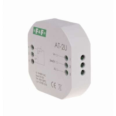 F&F analogowy przetwornik temperatury – napięciowy [0-10V]; PDT Max-AT-2U (Max-AT-2U)